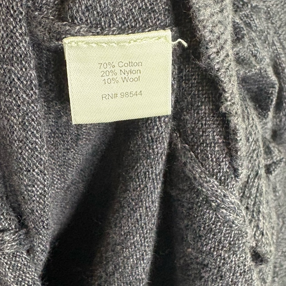 Beth Bowley Gray Ruffle Front Sleeveless Sweater - Picture 5 of 5